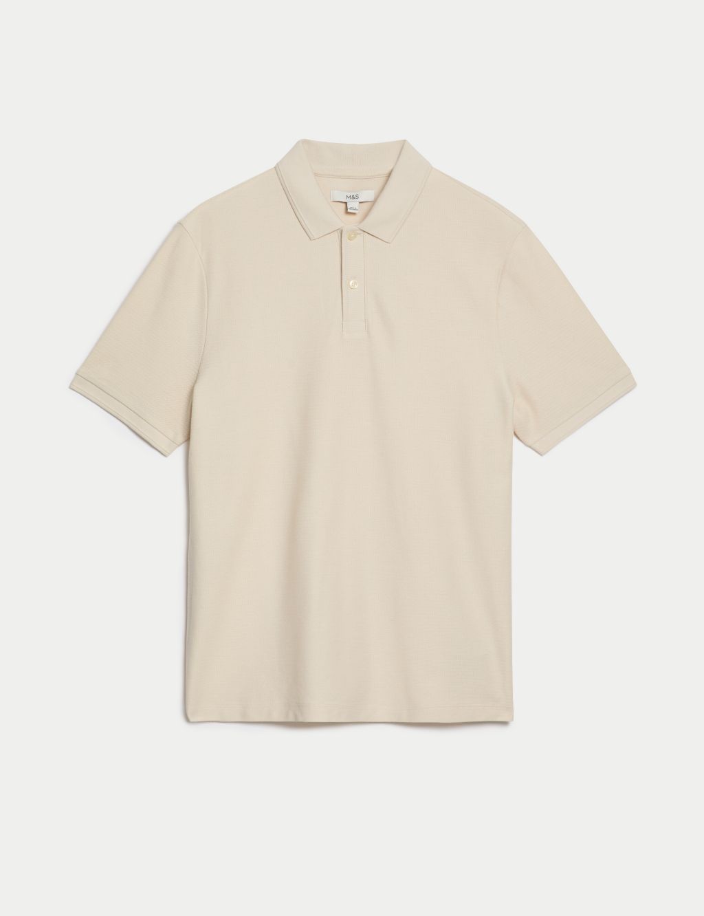 Pure Cotton Textured Polo Shirt 1 of 5