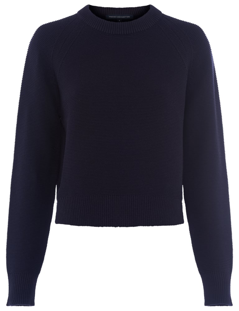 Pure Cotton Textured Relaxed Jumper 2 of 4