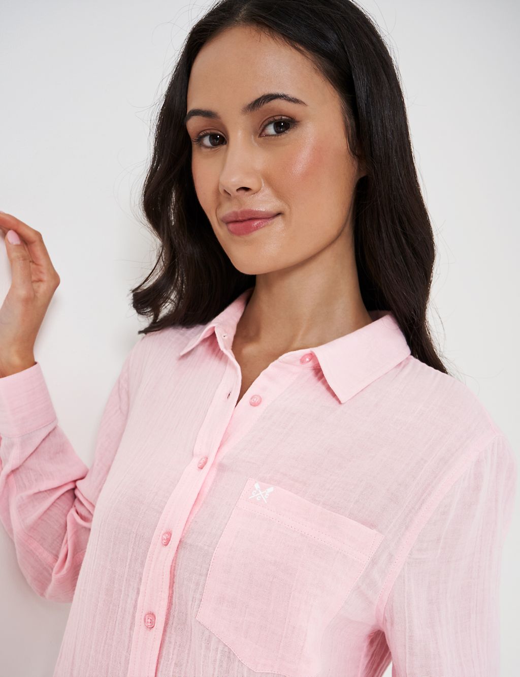 Pure Cotton Textured Relaxed Shirt 5 of 5