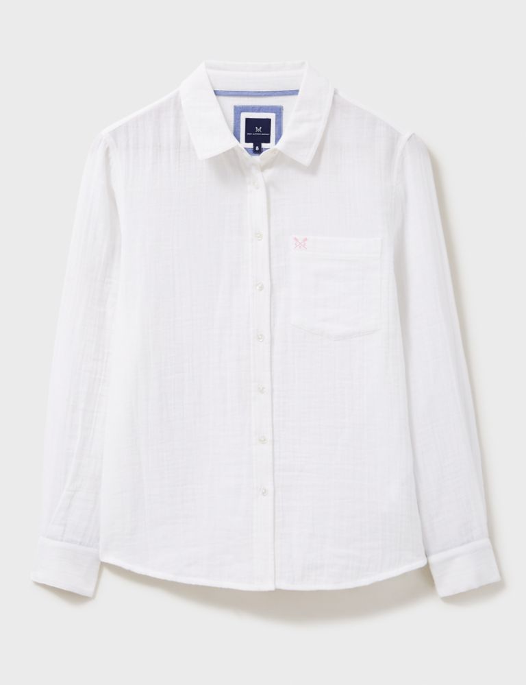 Pure Cotton Textured Relaxed Shirt 2 of 5
