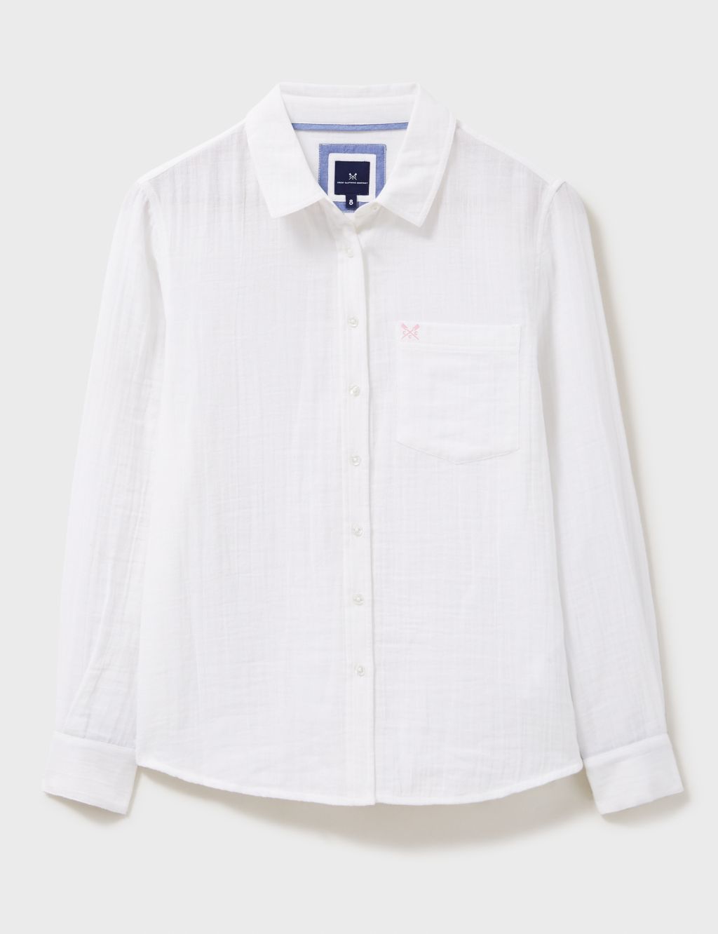 Pure Cotton Textured Relaxed Shirt 1 of 5