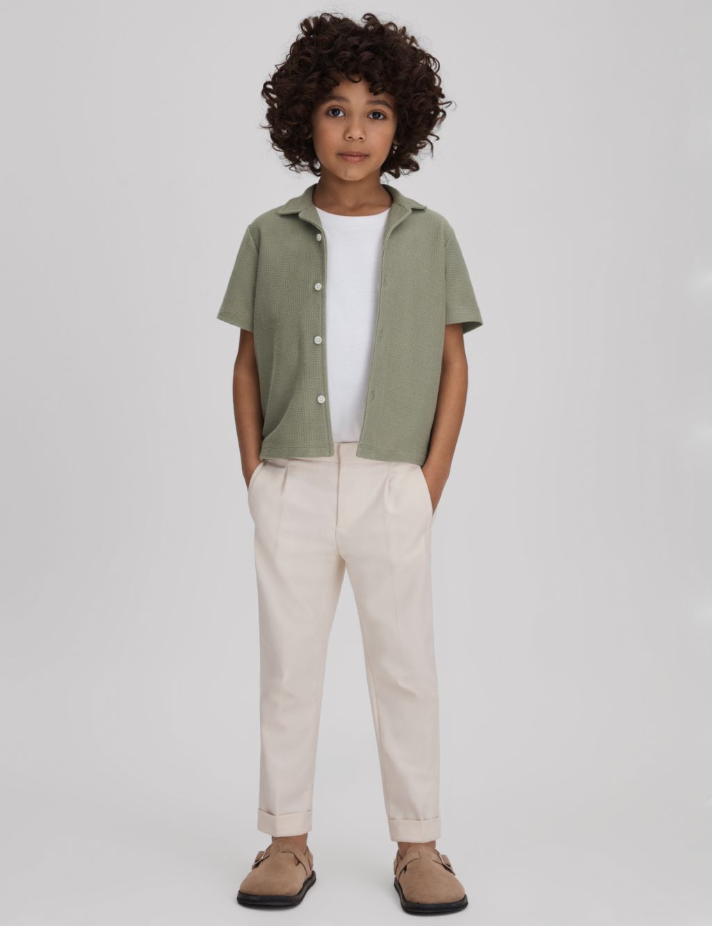 Pure Cotton Textured Shirt (3-14 Yrs) 3 of 4