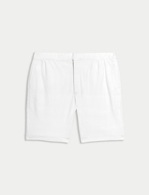 Pure Cotton Textured Shorts Image 2 of 6