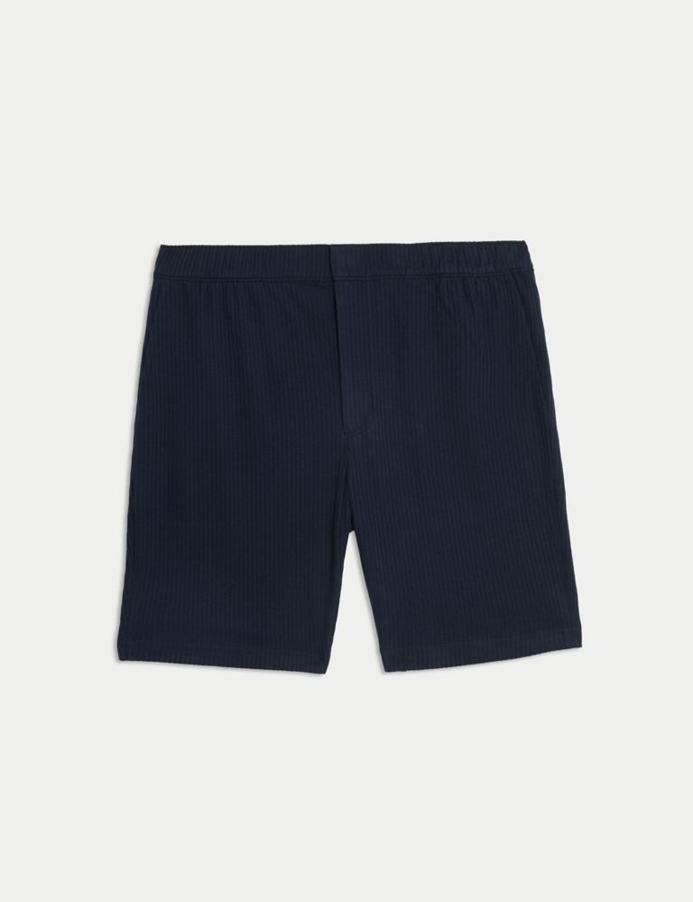 Pure Cotton Textured Shorts 2 of 6