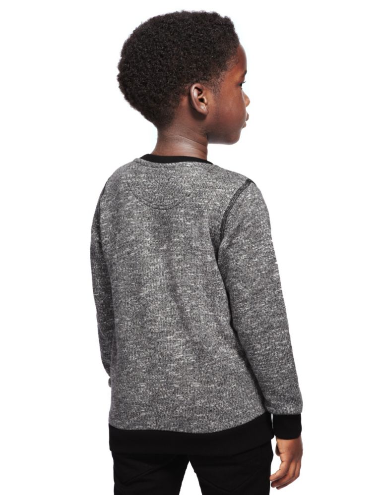 Pure Cotton Textured Sweat Top 4 of 5