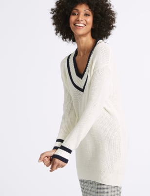 Marks and spencer ladies cotton jumpers best sale