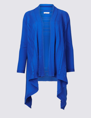 Blue waterfall clearance cardigan