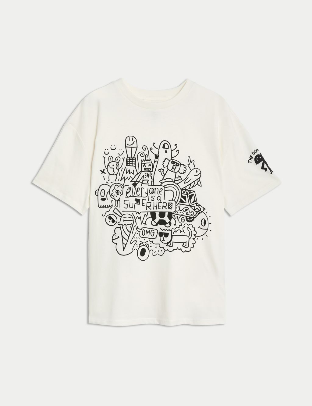 Pure Cotton The Doodle Boy™ T-Shirt (6-16 Yrs) 1 of 2