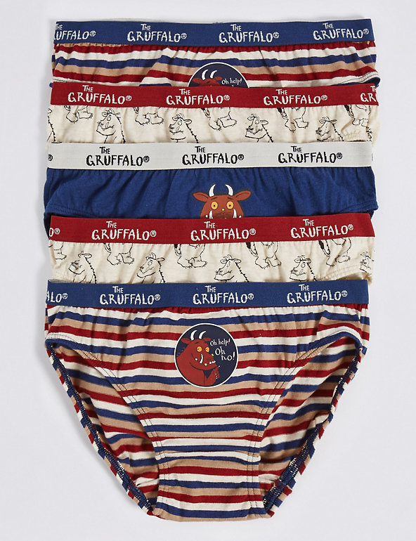 Pure Cotton The Gruffalo™ Briefs (18 Months - 8 Years) Image 1 of 2