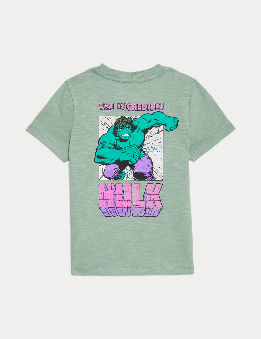 Pure Cotton The Incredible Hulk™ T-Shirt (2-8 Yrs) 1 of 3