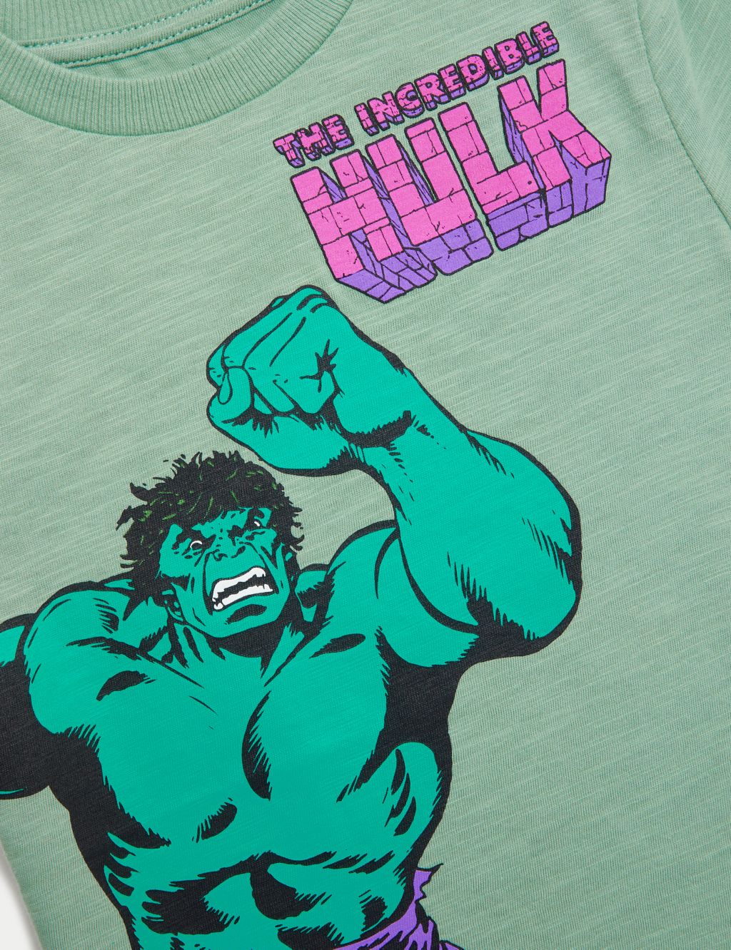 Pure Cotton The Incredible Hulk™ T-Shirt (2-8 Yrs) 2 of 3