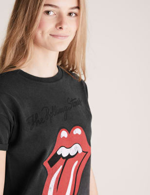 The rolling stones sales t shirt women's