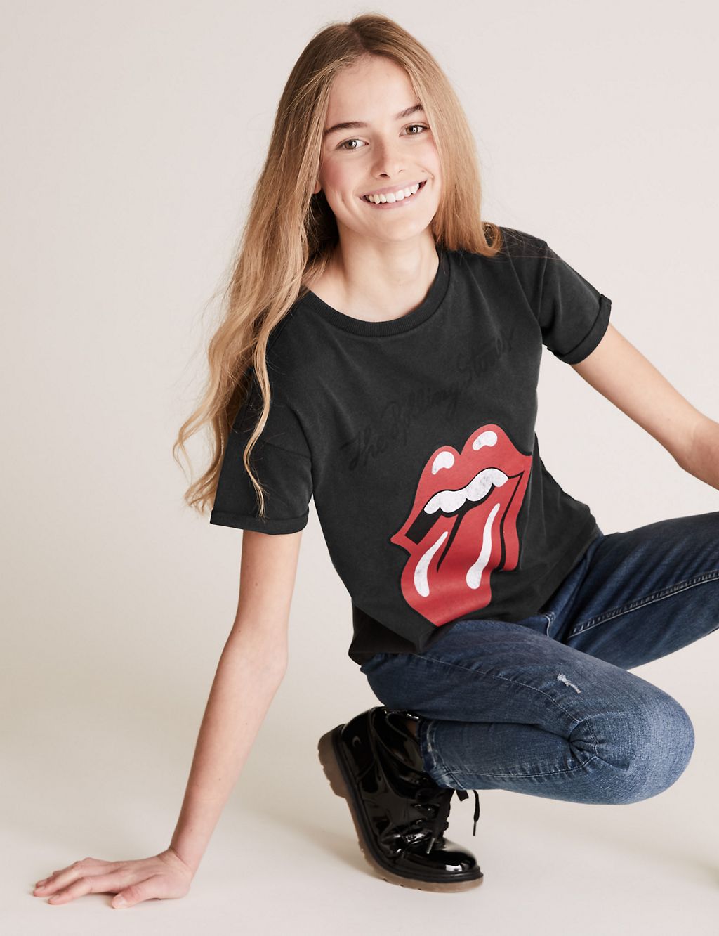 Pure Cotton The Rolling Stones™ T-Shirt (6-14 Yrs) 3 of 6