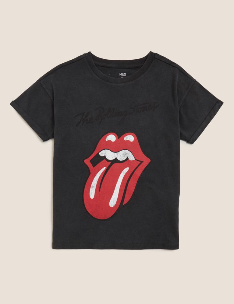 Pure Cotton The Rolling Stones™ T-Shirt (6-14 Yrs) 2 of 6