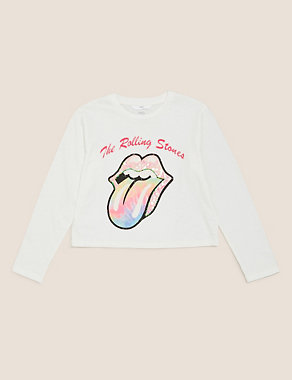 Pure Cotton The Rolling Stones™ Top (6-16 Yrs) Image 2 of 6