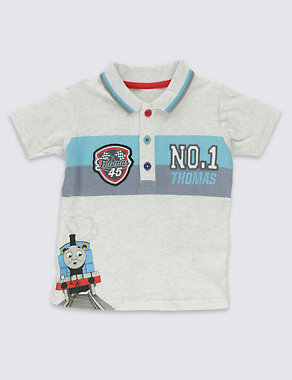 Pure Cotton Thomas & Friends™ Polo T-Shirt (1-6 Years) Image 2 of 3