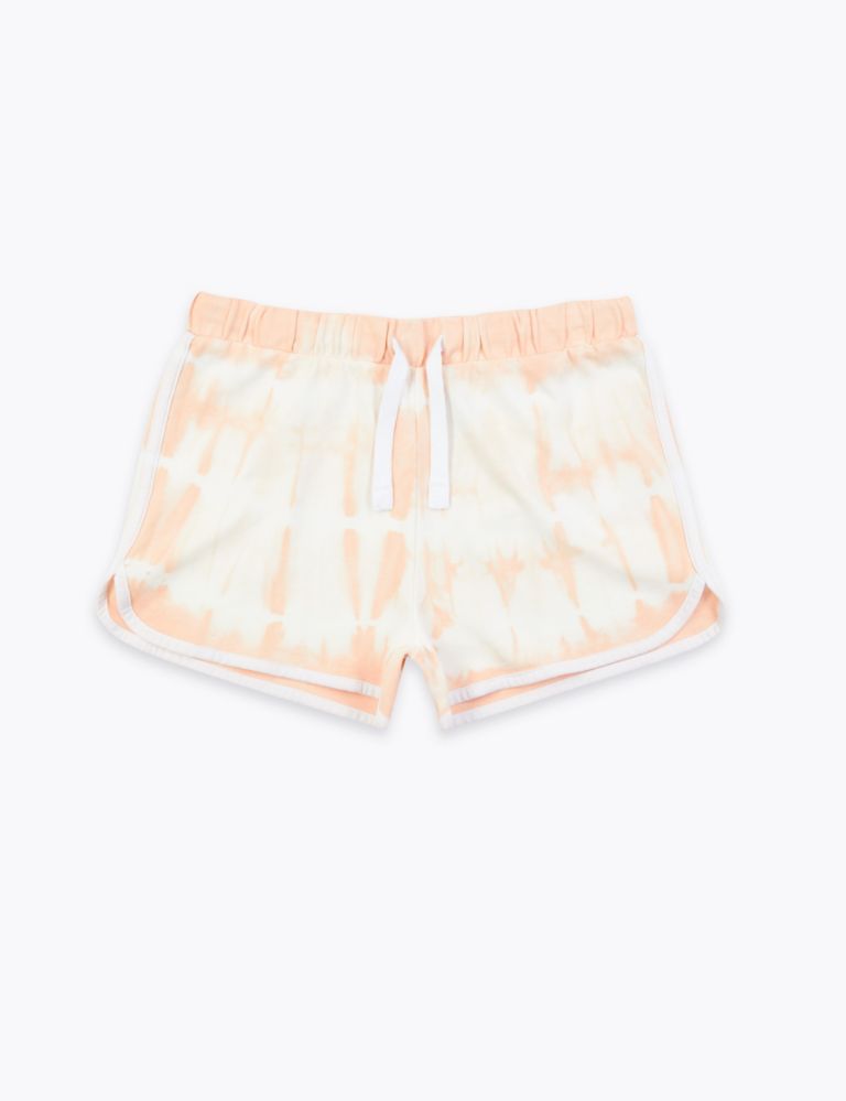 Pure Cotton Tie Dye Jersey Shorts (6-16 Yrs) 2 of 5