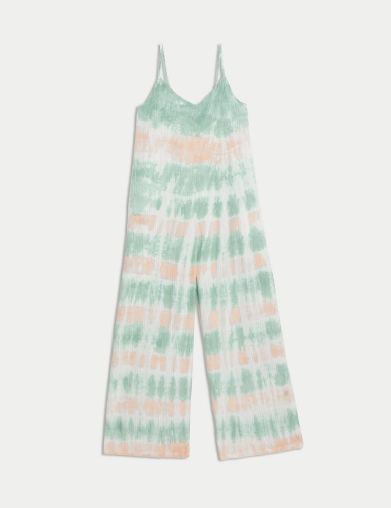 Pure Cotton Tie Dye Jumpsuit (6-16 Yrs) 2 of 4