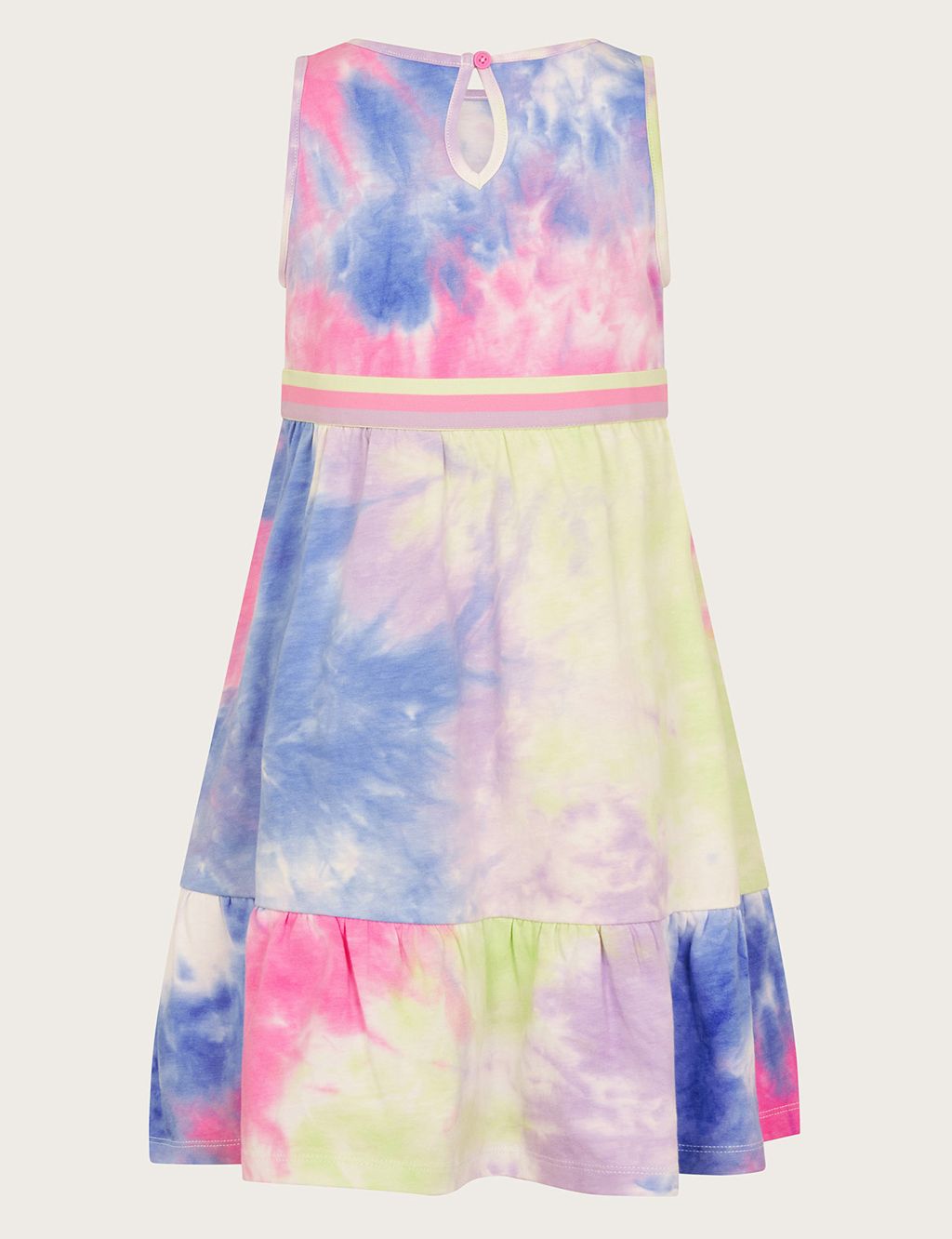 Pure Cotton Tie Dye Printed Dress (3-12 Yrs) 1 of 3