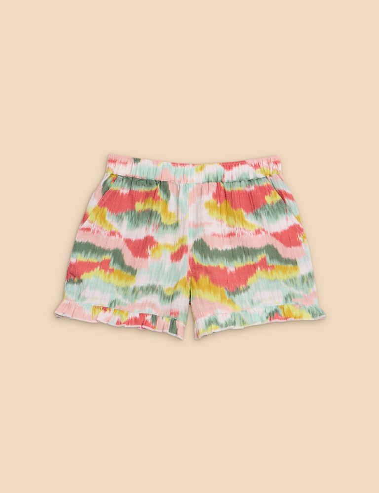 Pure Cotton Tie Dye Shorts (3-10 Years) 1 of 2