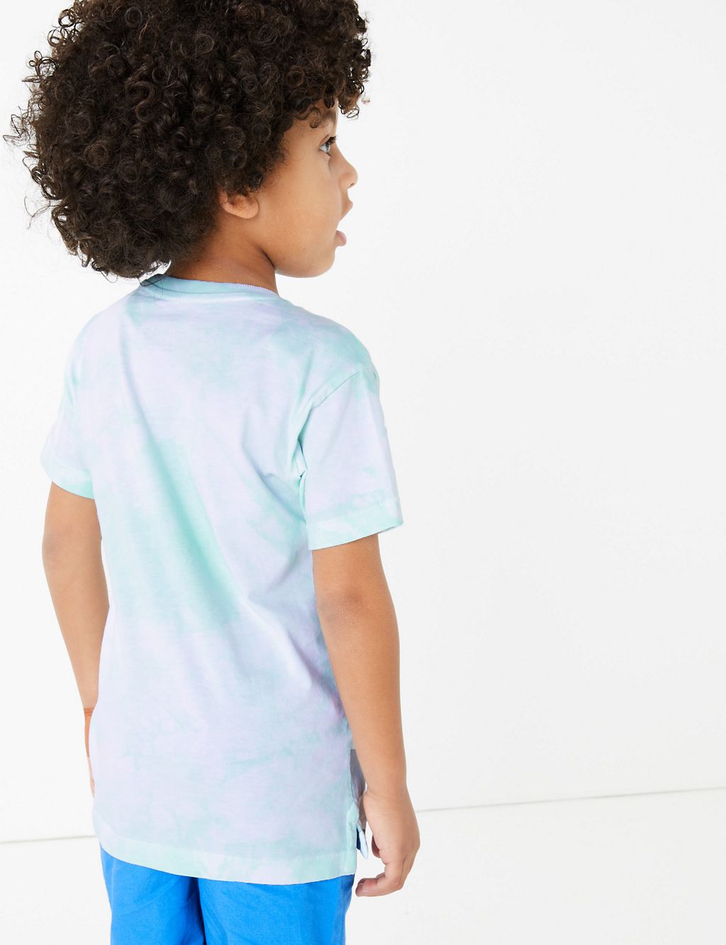 Pure Cotton Tie Dye Transport T-Shirt (2-7 Yrs) 4 of 4