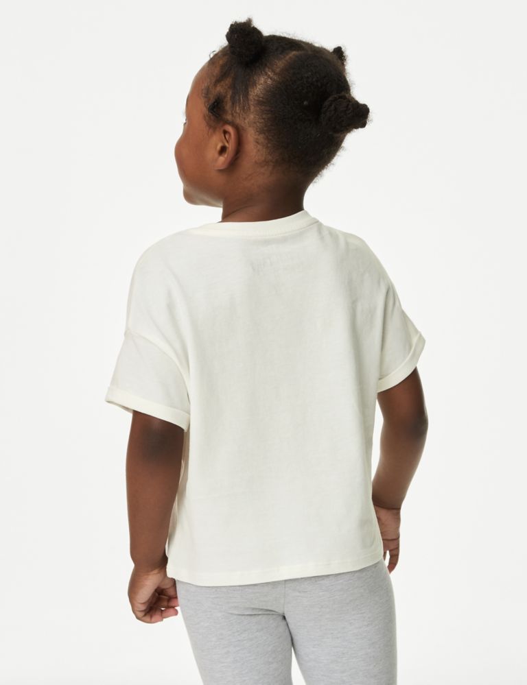 Pure Cotton Tie Front T-Shirt (2-8 Yrs) 4 of 6