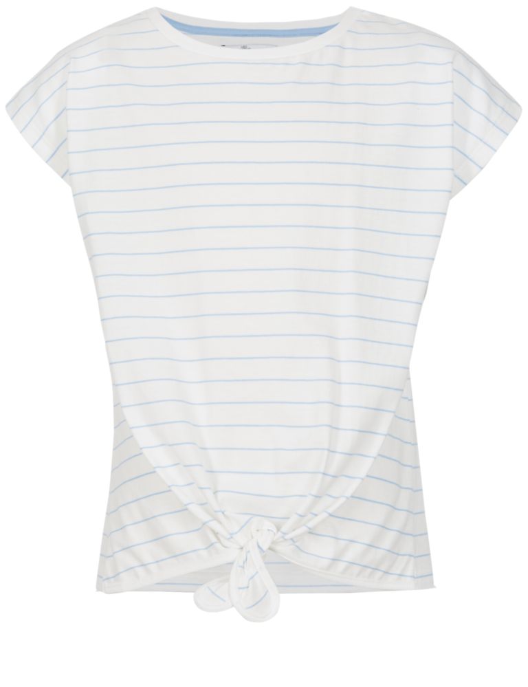 Pure Cotton Tie Front Top (3-14 Years) 4 of 5