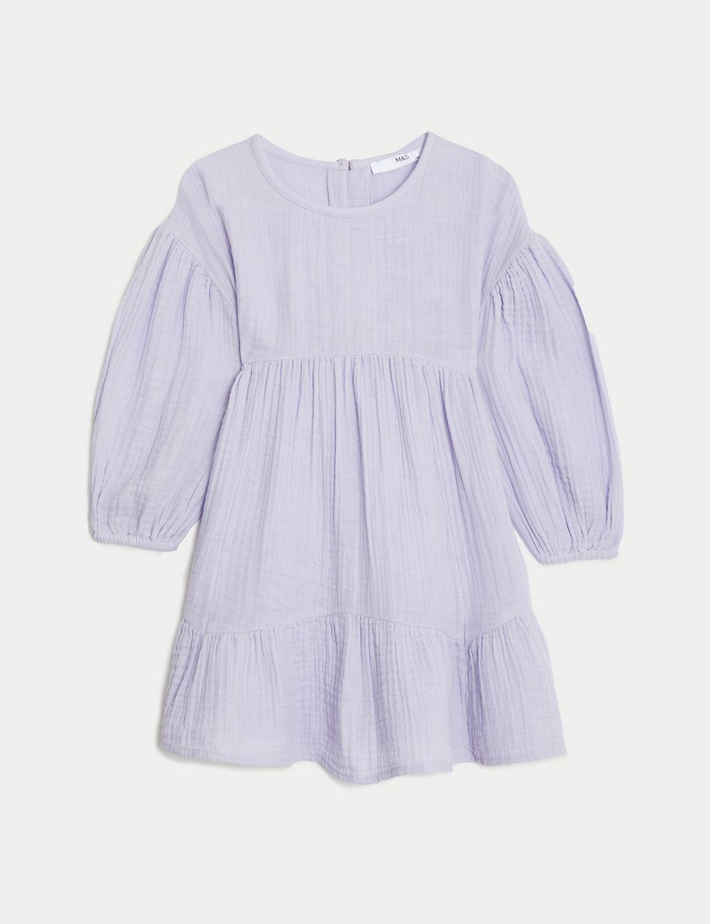 Pure Cotton Tiered Dress (2-8 Yrs) 1 of 5