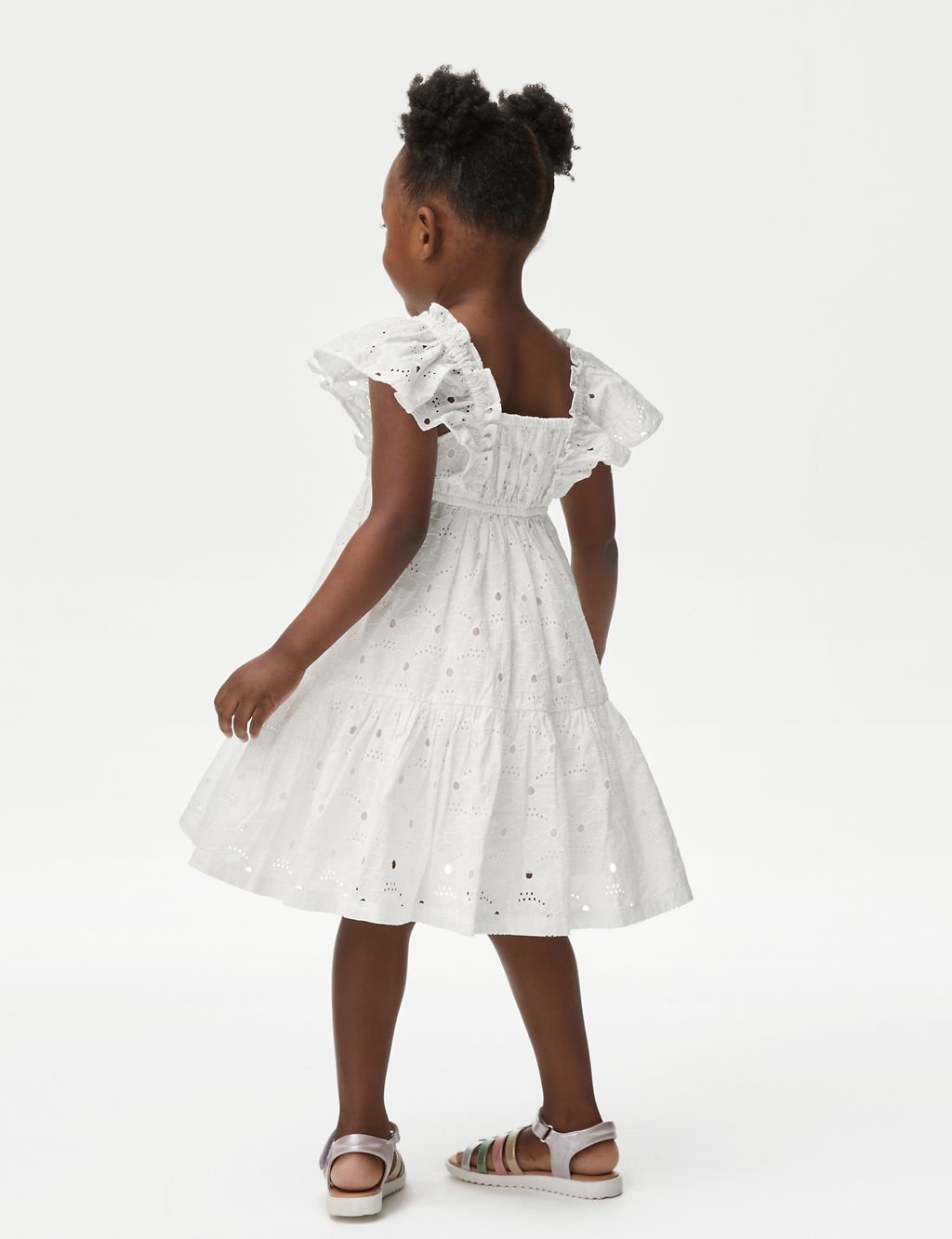 Pure Cotton Tiered Dress (2-8 Yrs) 5 of 5