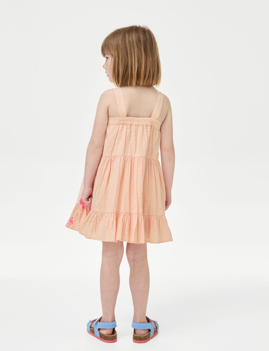 Pure Cotton Tiered Dress (2-8 Yrs) 4 of 4