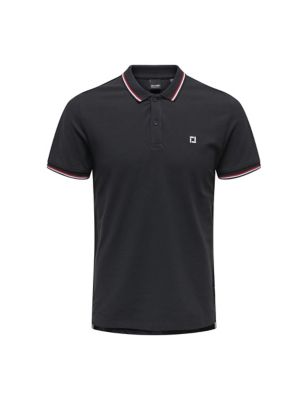 Pure Cotton Tipped Polo Shirt Image 2 of 7