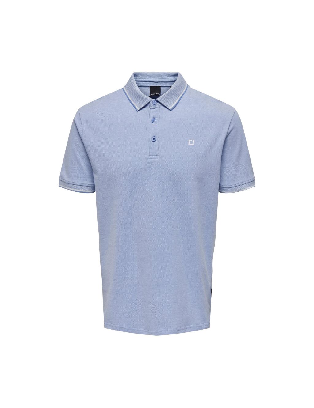 Pure Cotton Tipped Polo Shirt 1 of 4