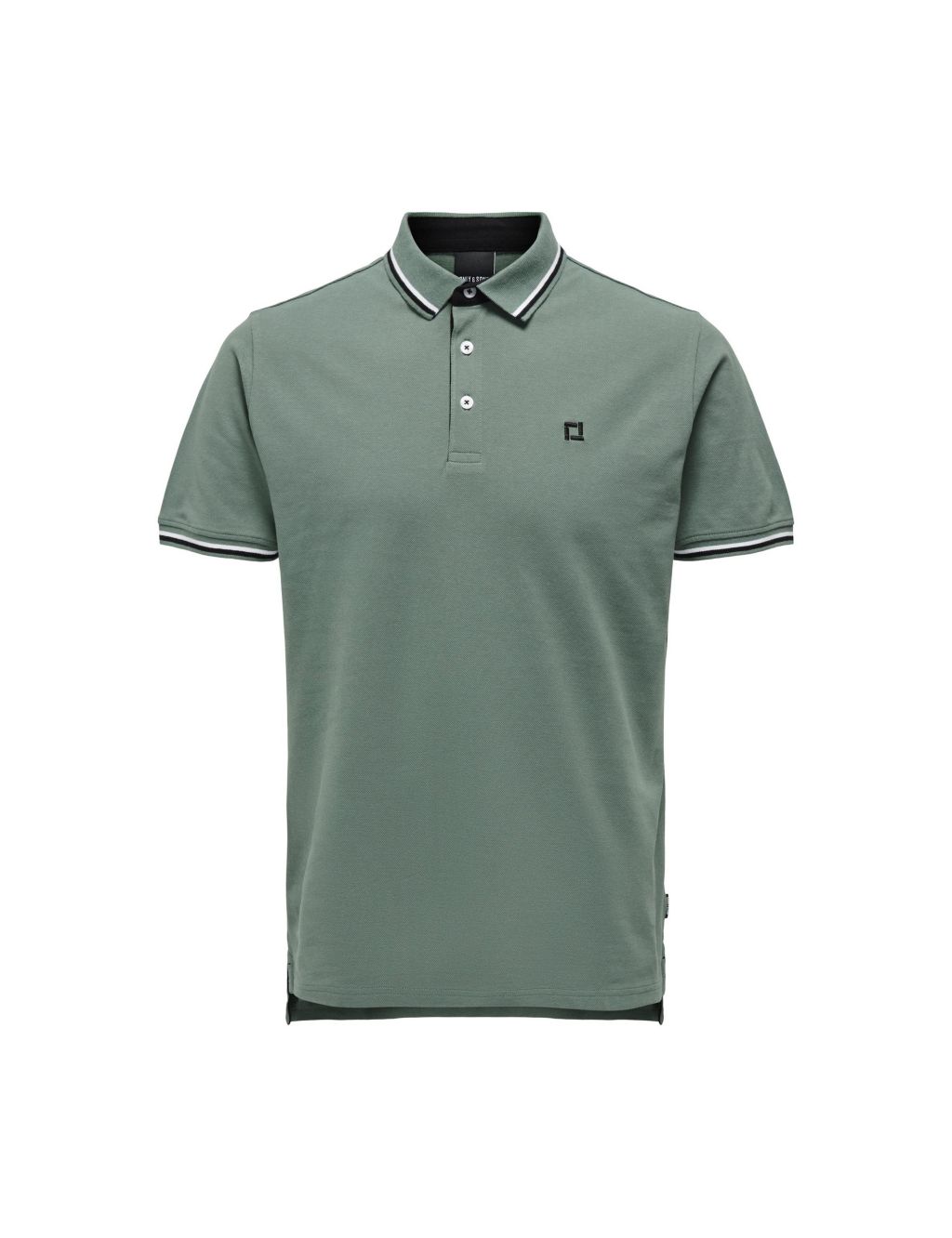 Pure Cotton Tipped Polo Shirt 1 of 7