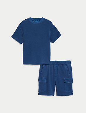 Pure Cotton Top & Bottom Outfit (2-8 Yrs) Image 2 of 4