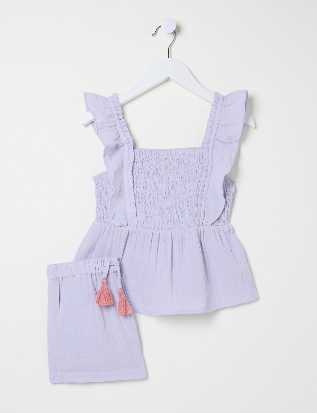 Pure Cotton Top and Shorts Outfit (3-13 Yrs) 1 of 5