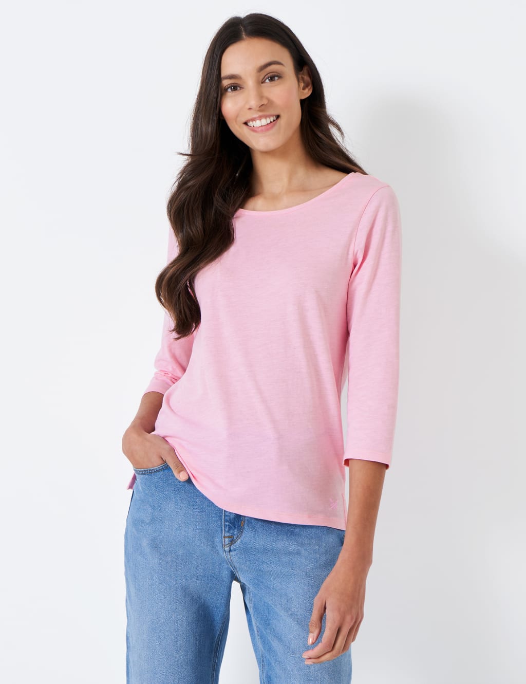 Pure Cotton Top Crew Clothing M&S