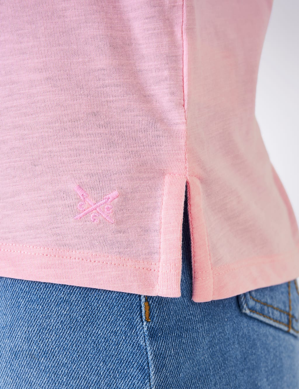 Pure Cotton Top Crew Clothing M&S