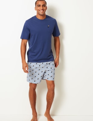 Marks and spencer mens best sale pyjama tops