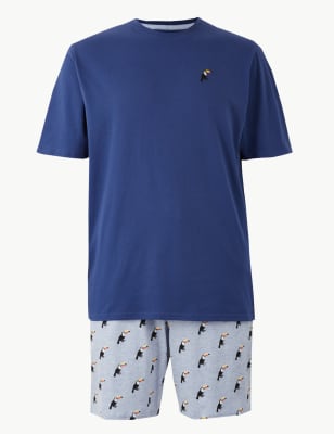 Marks and spencer 2024 mens pyjama shorts