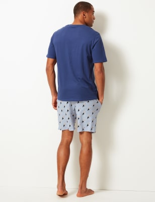 Marks and spencer mens best sale pyjama shorts