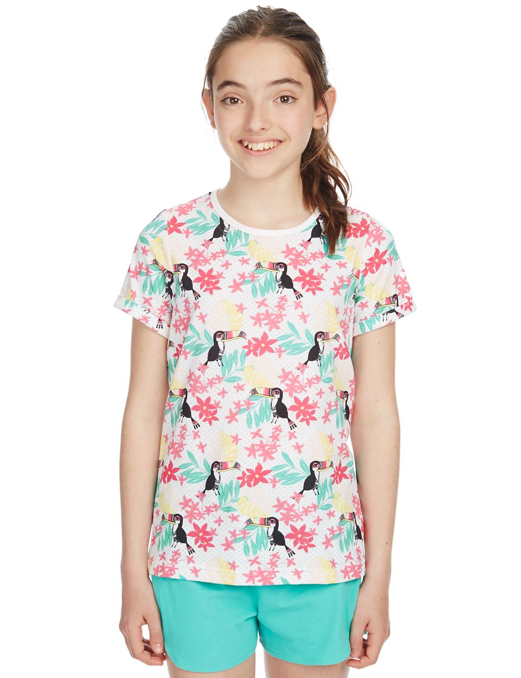 Pure Cotton Toucan Print T-Shirt (6-16 Years) 3 of 3
