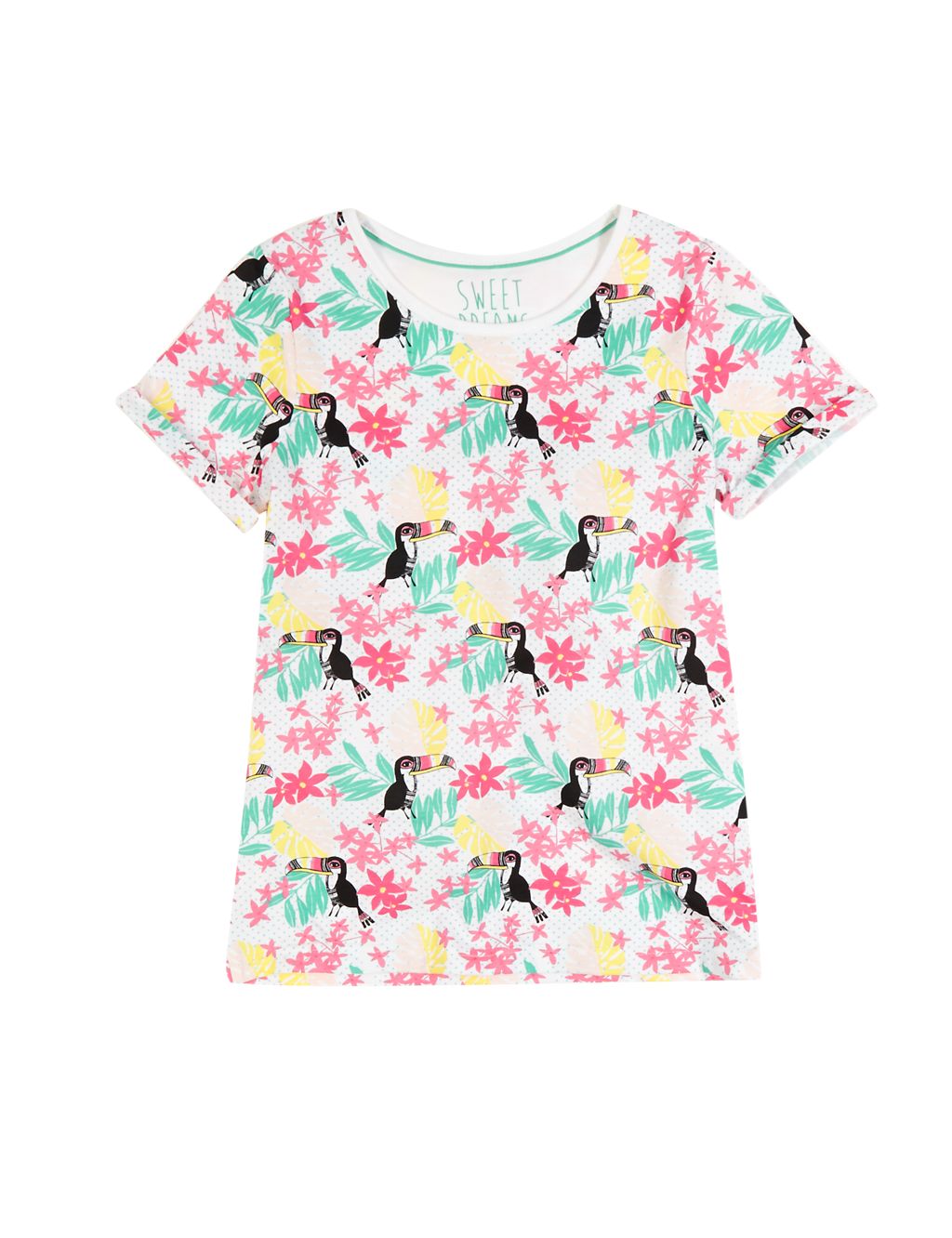 Pure Cotton Toucan Print T-Shirt (6-16 Years) 1 of 3