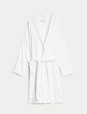 Pure Cotton Towelling Dressing Gown Image 2 of 6