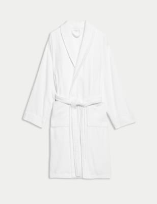 Pure Cotton Towelling Dressing Gown Image 2 of 6