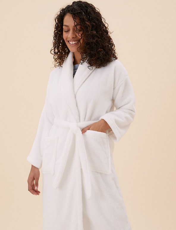 Wrap Size 8-22 Ladies 100% Pure Cotton Towelling Robe 