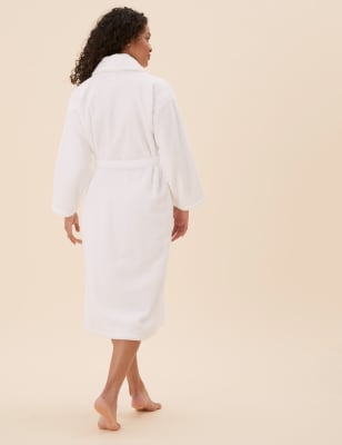 Pure Cotton Towelling Dressing Gown M S Collection M S