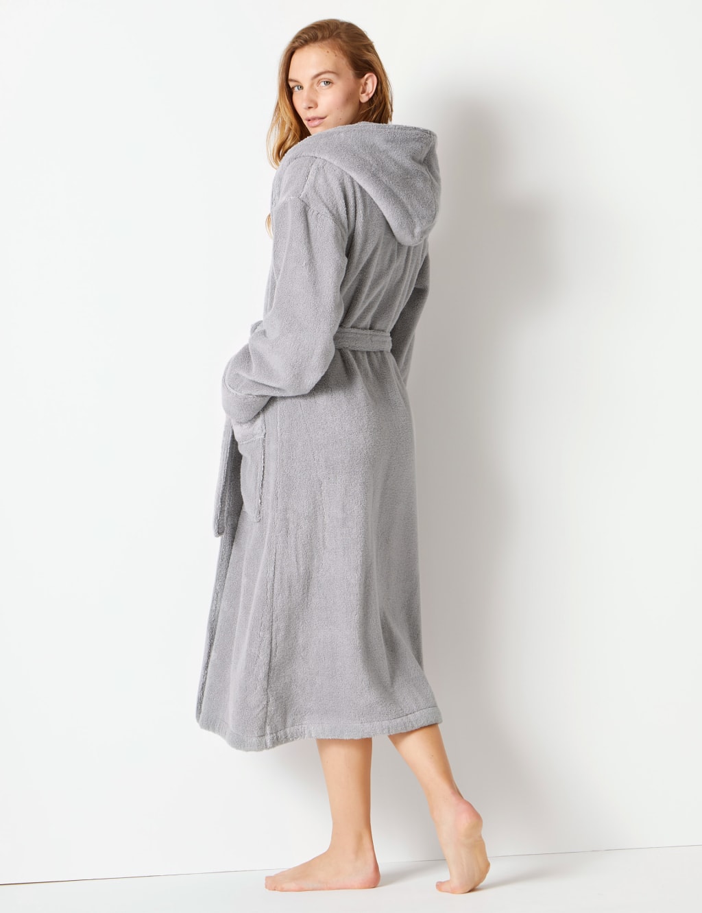 m&s towelling bathrobe