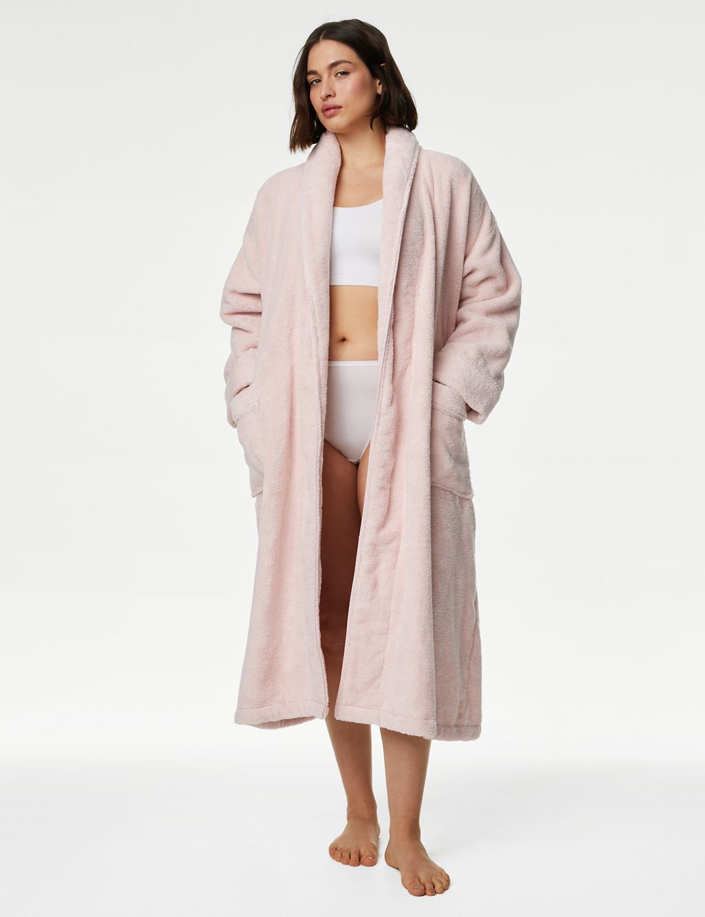 Pure Cotton Towelling Dressing Gown 2 of 5