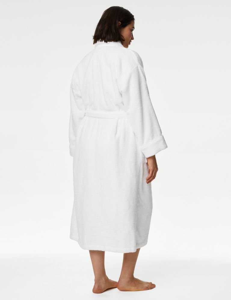 Pure Cotton Towelling Dressing Gown 5 of 5