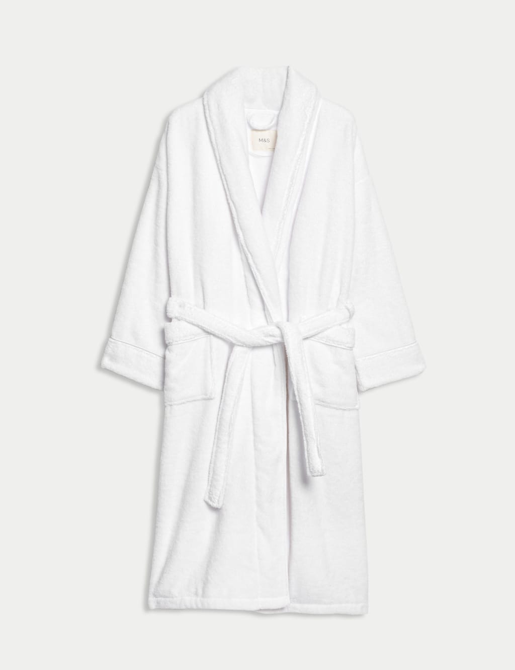 Pure Cotton Towelling Dressing Gown M&S Collection M&S